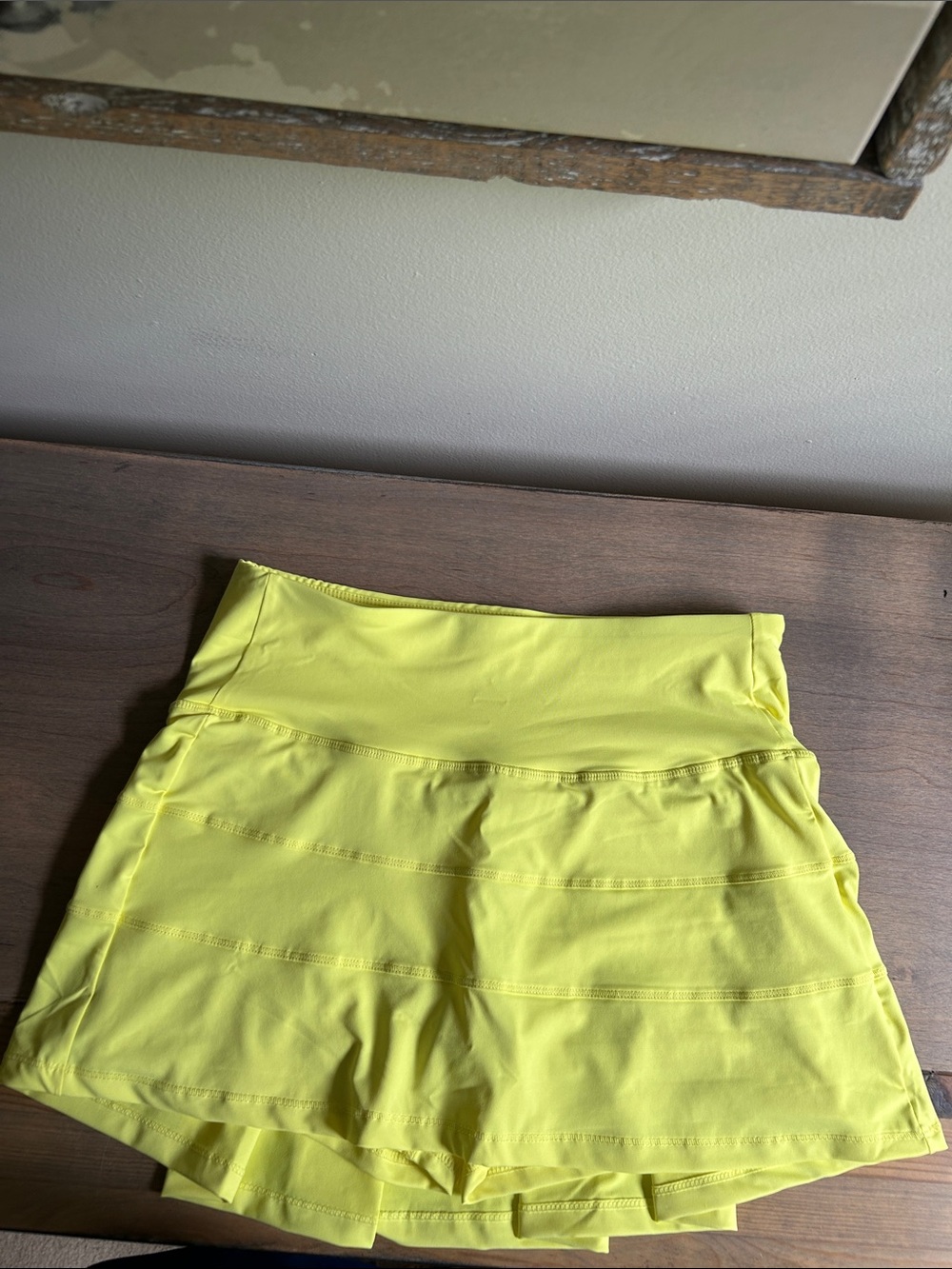 Athleta Neon Yellow Performance Skort